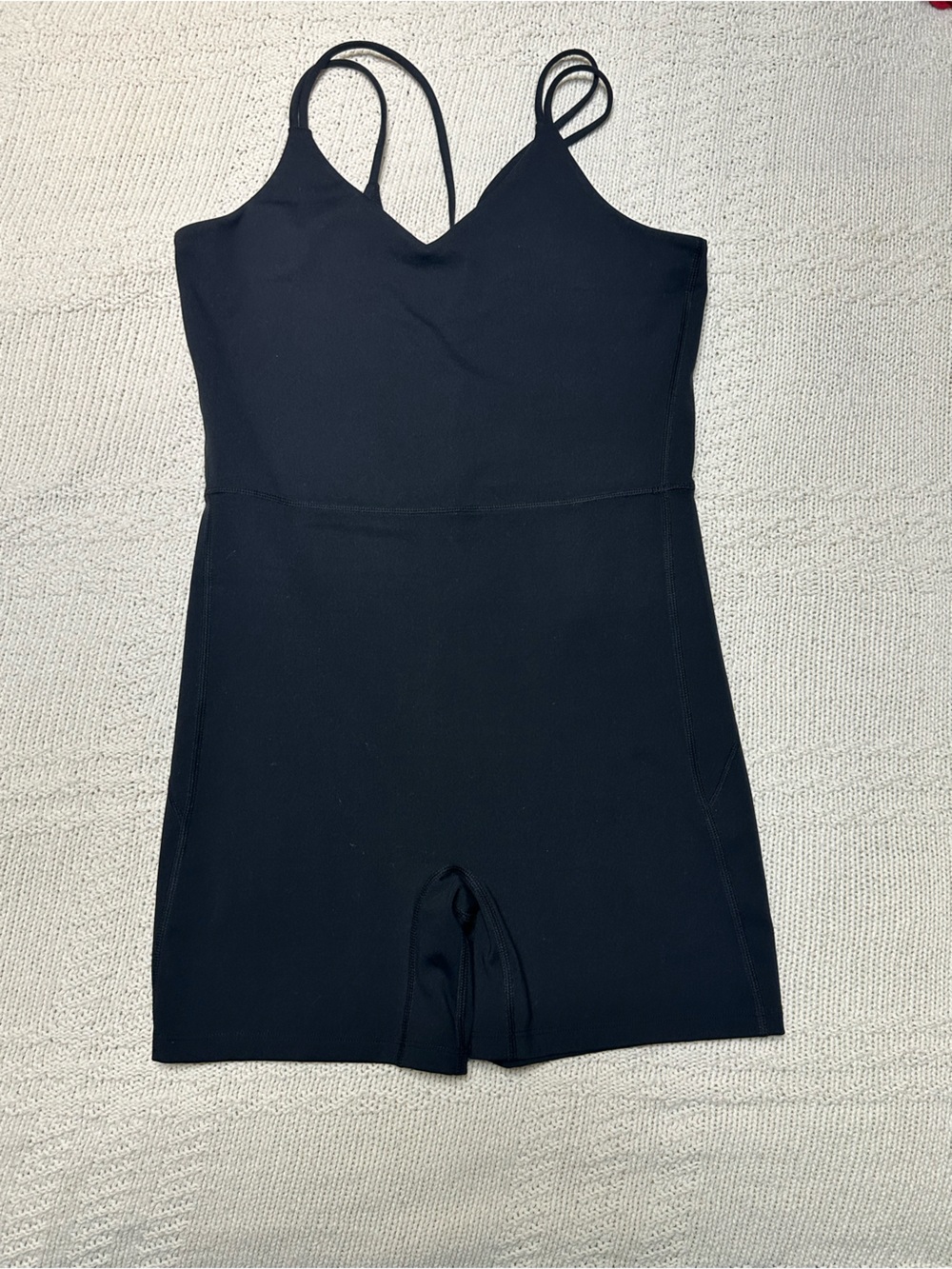 All In Motion Black Romper Leotard One Piece Sz Medium